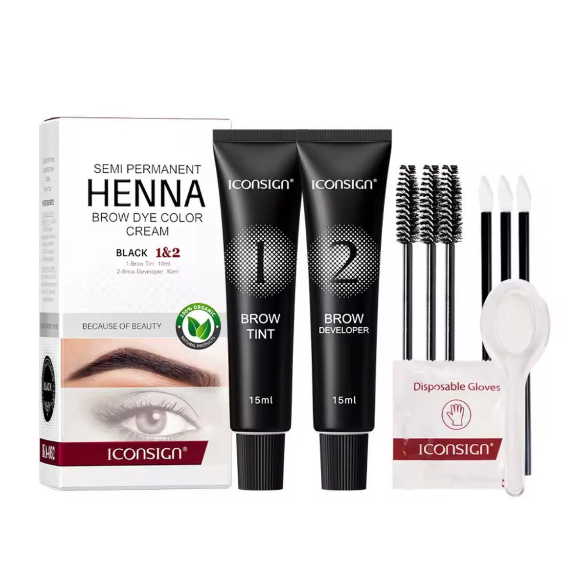 OFERTA 2 TINTE SEMI PERMANENTE CEJAS HENNA