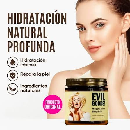 Crema de Sebo de Res y Miel | Evil Goods 100% Original