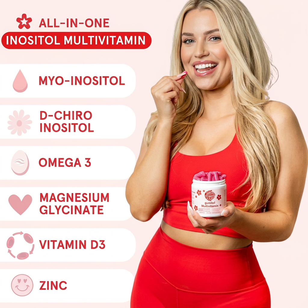 INOSITOL MULTIVITAMIN PEACH PERFECT 120 CÁPSULAS
