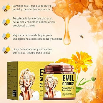 Crema de Sebo de Res y Miel | Evil Goods 100% Original