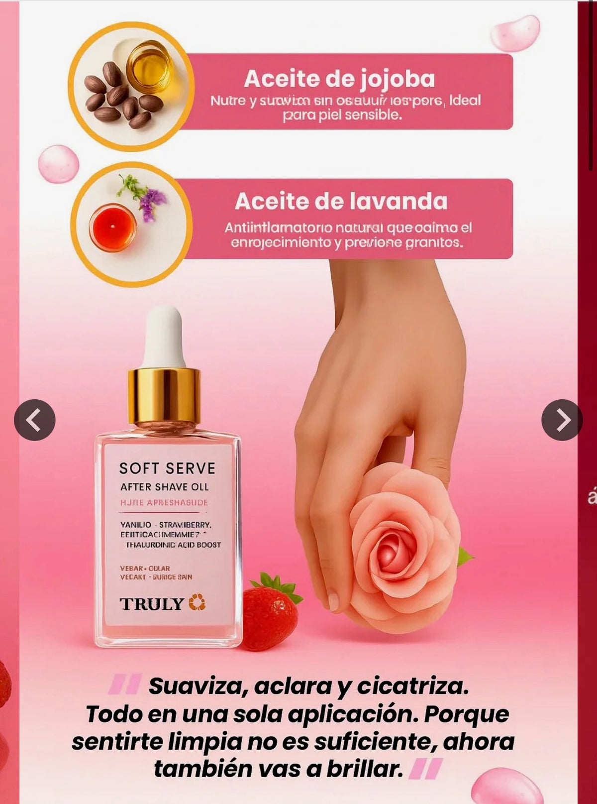 TRULY™ AFTER SHAVE  ROSADO