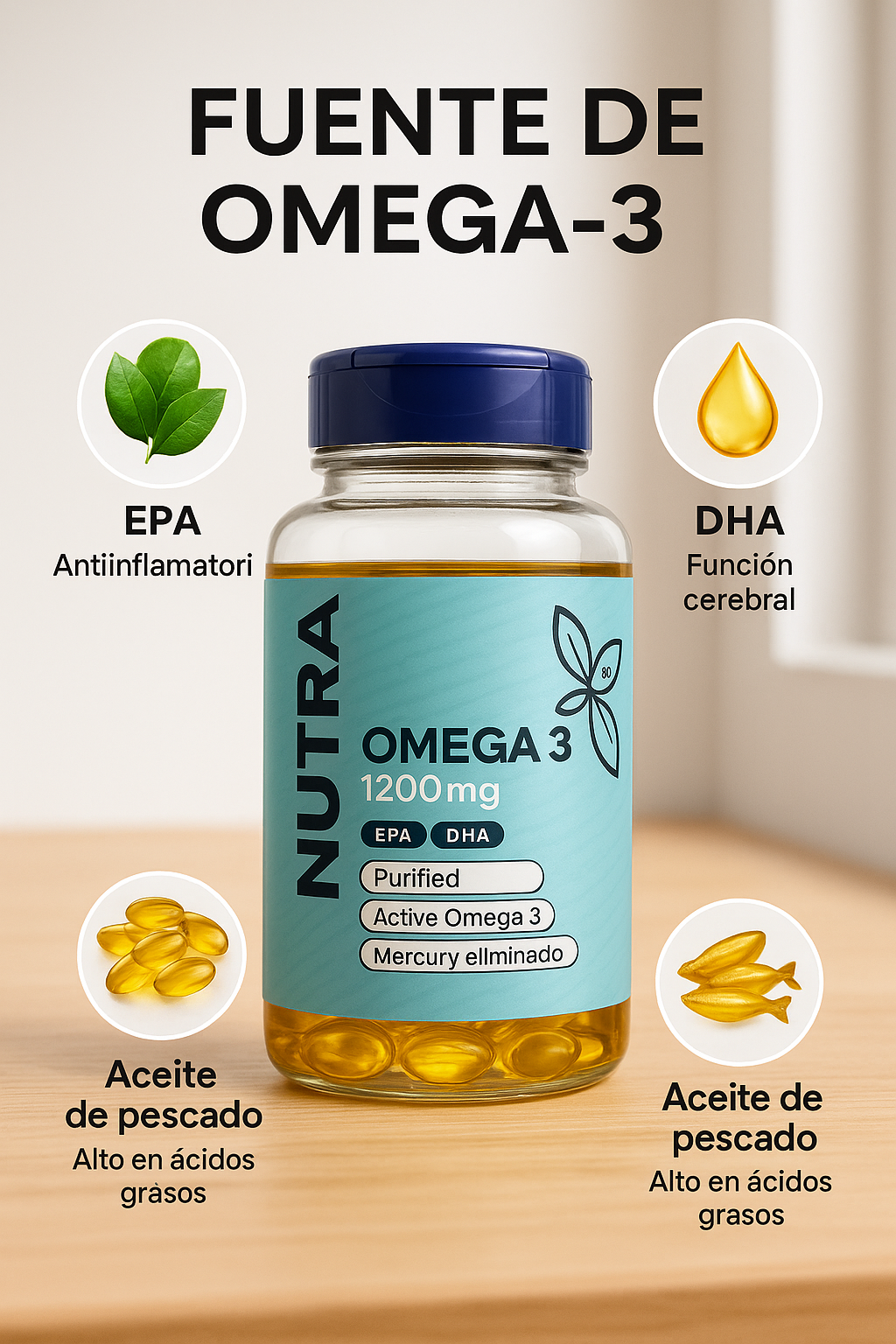 OMEGA 3 DE NUTRA